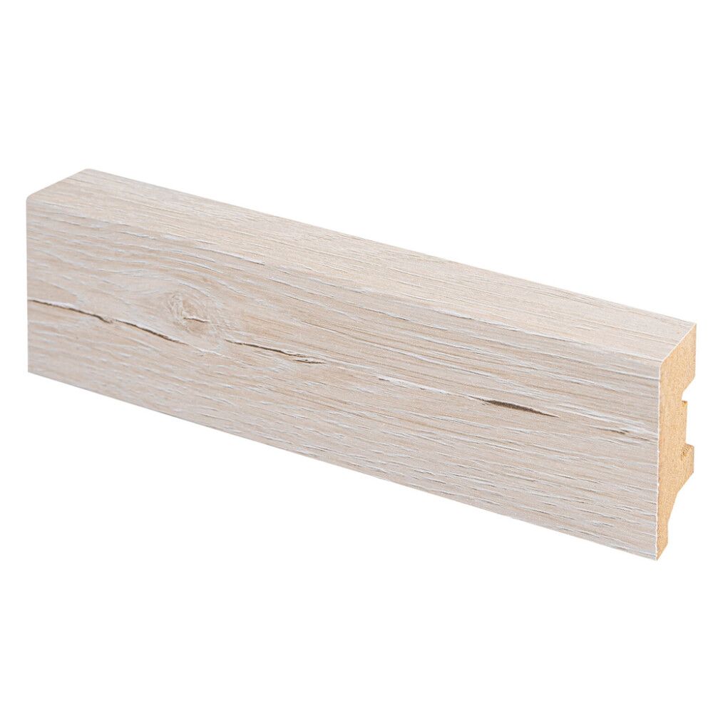 10 kpl Jalkalista Maler ART Aava R2 MDF Aito tunne tuhka 16 x 42 x 2750 mm