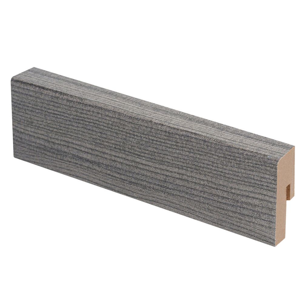 10 kpl Jalkalista Maler R2 MDF MR Harmaa tammi 14 x 42 x 2800 mm