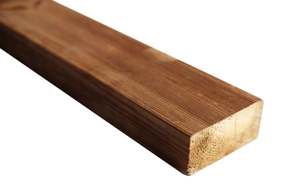 Kyllästetty Mänty A 48 x 98 mm Höylätty Ruskea (per metri)