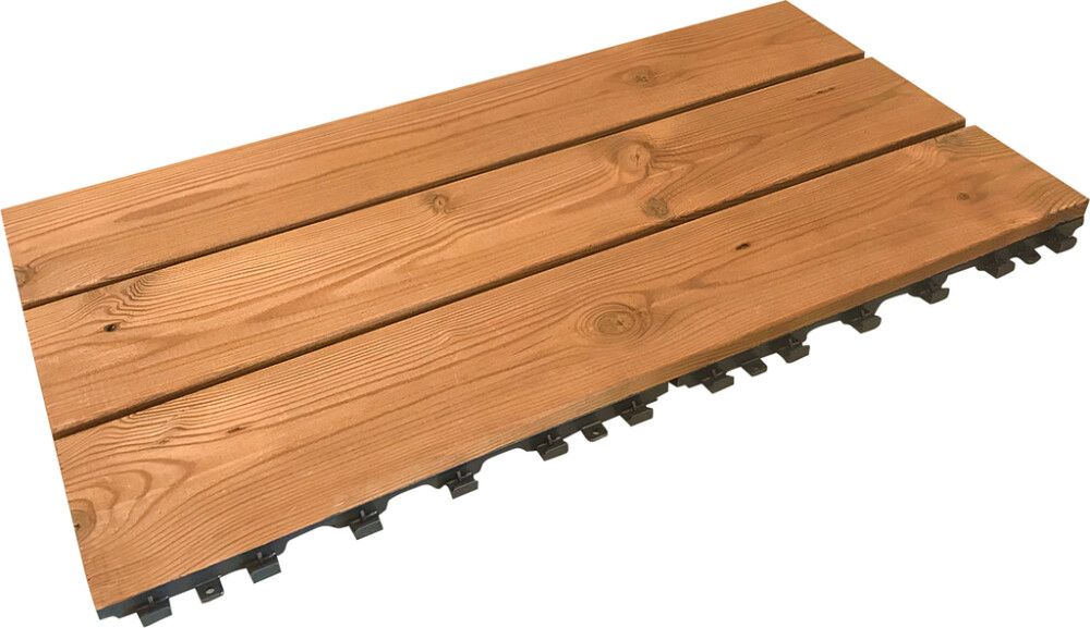 Klicklaatta 30 x 60 cm ruskea puu