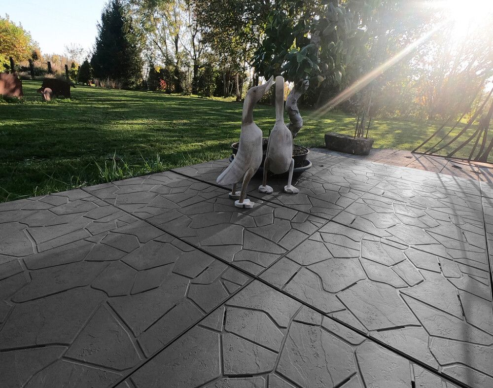 Klicklaatta 38 x 38 cm antrasiitti