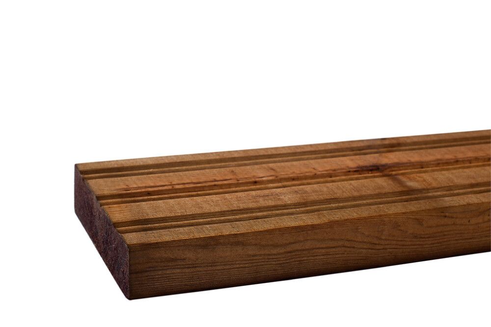 Terassilauta Kyllästetty AB 28 x 95 mm SHP Uritettu  Ruskea (per metri)