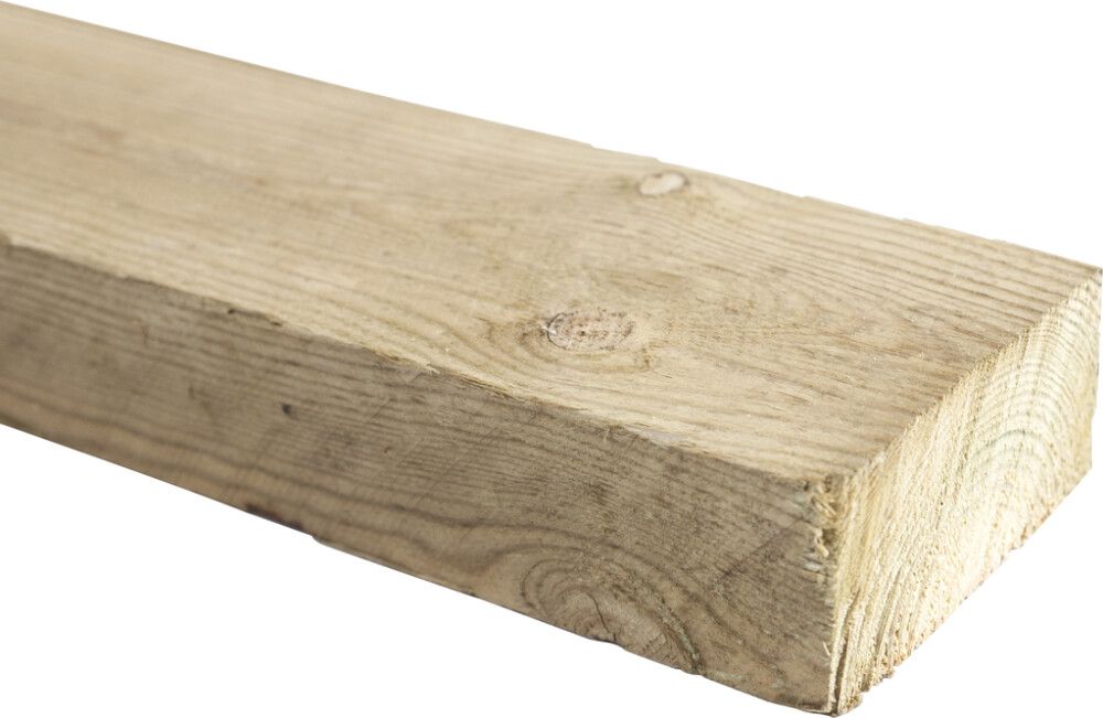 Kyllästetty 50 x 100 mm Sahattu Vihreä (per metri)