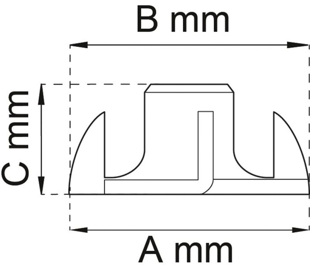 Lyöntimutteri Habo 3206 teräs M10 x Ø 25 mm