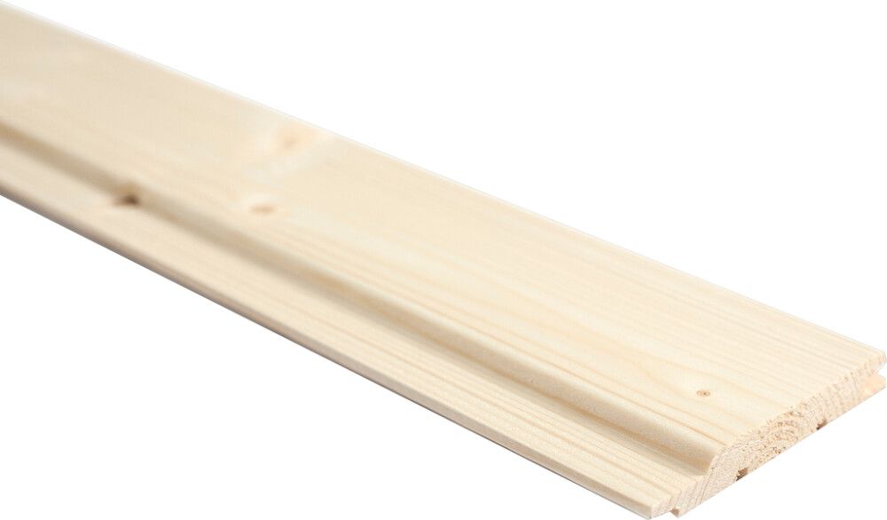 Kuusipaneeli STP 14 x 95 mm, talouslaatu (per metri)