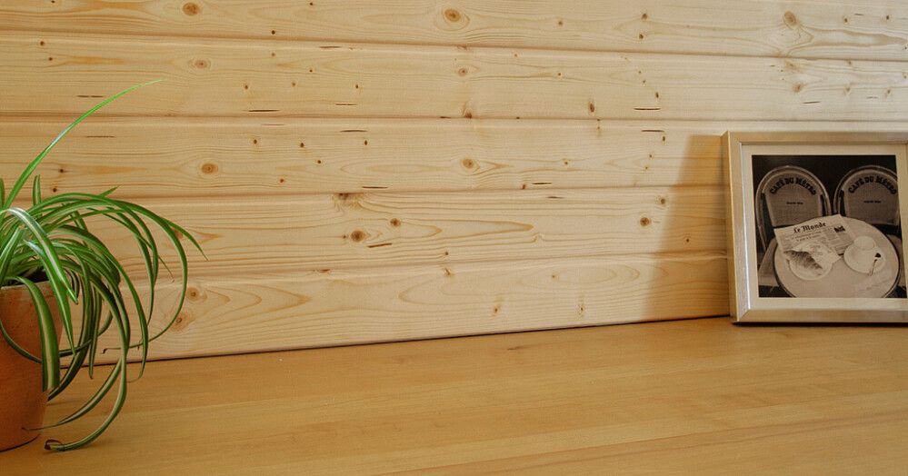 Kuusipaneeli STP 14 x 95 mm, talouslaatu (per metri)