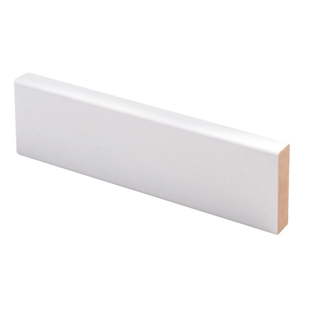 10 kpl Peitelista Maler Aava MDF Mel valkoinen E0 12 x 42 x 3660 mm