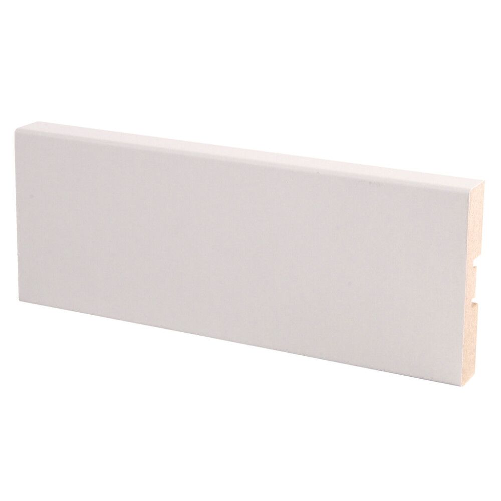 5 kpl Peitelista Maler Aava MDF Mel valkoinen E0 12 x 58 x 3660 mm