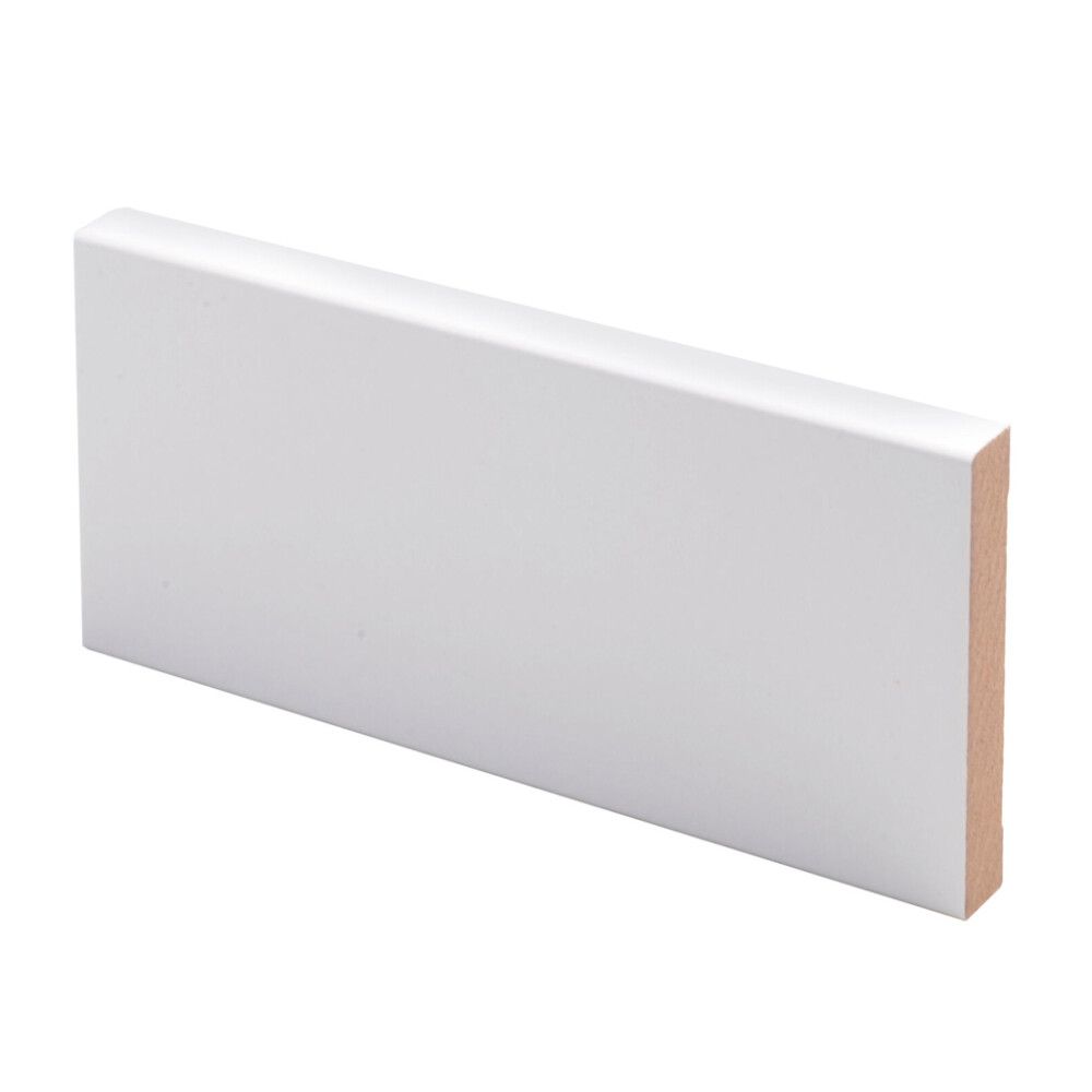 5 kpl Peitelista Maler Aava MDF Mel valkoinen E0 12 x 70 x 3660 mm