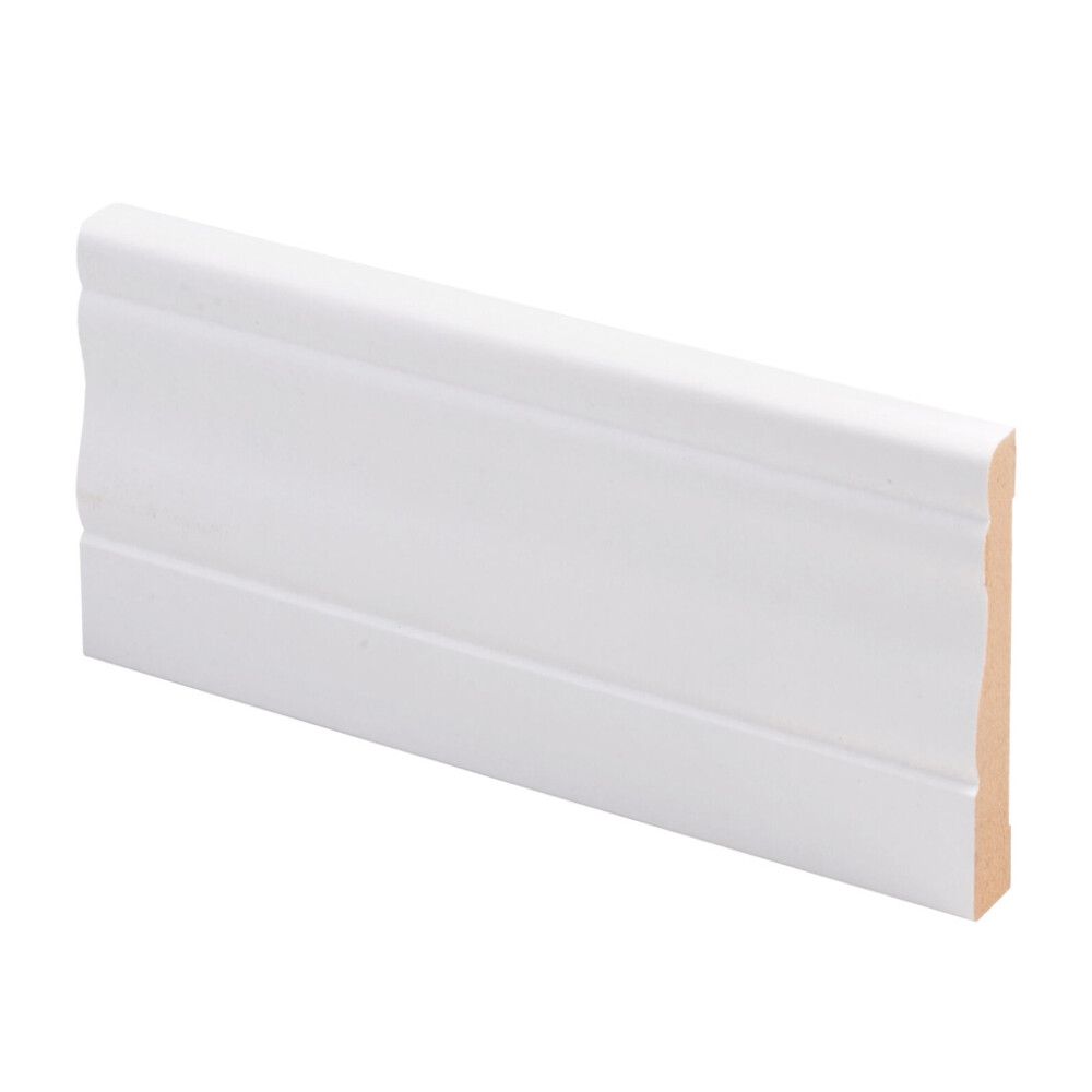 5 kpl Peitelista Maler Kuru MDF Mel valkoinen E0 12 x 70 x 3300 mm