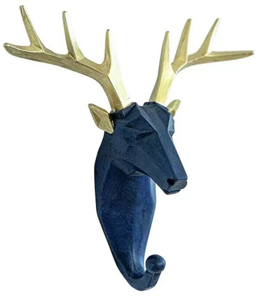 Vaatekoukku Poro Sininen