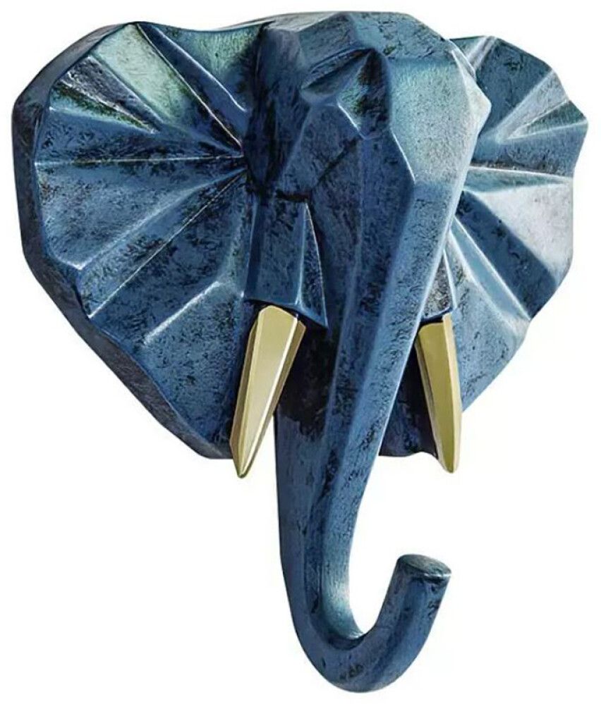 Vaatekoukku Norsu Sininen