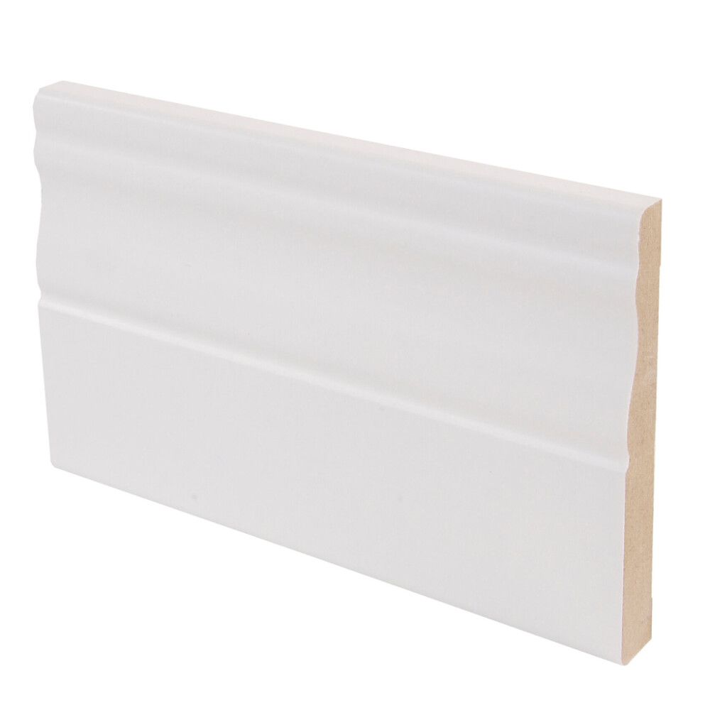 5 kpl Peitelista Maler Kuru MDF Mel valkoinen E0 12 x 92 x 3300 mm