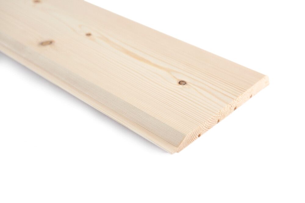 Hirsipaneeli STH Kuusi 20 x 220 mm, talouslaatu (per metri)