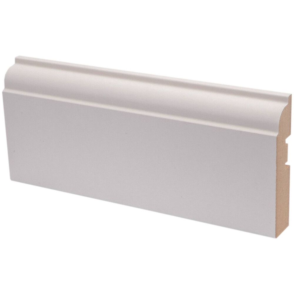 5 kpl Peitelista Maler Koski MDF koriste Mel Valkoinen E0  16 x 65 x 2200 mm