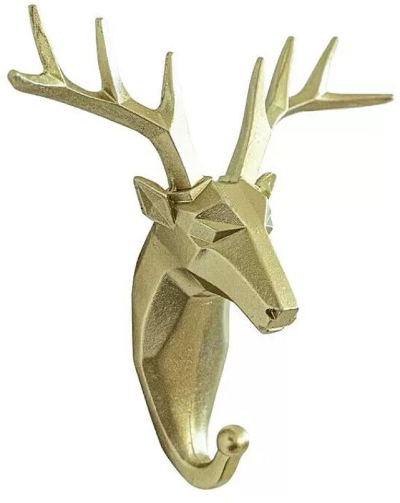 Vaatekoukku Poro Kultainen