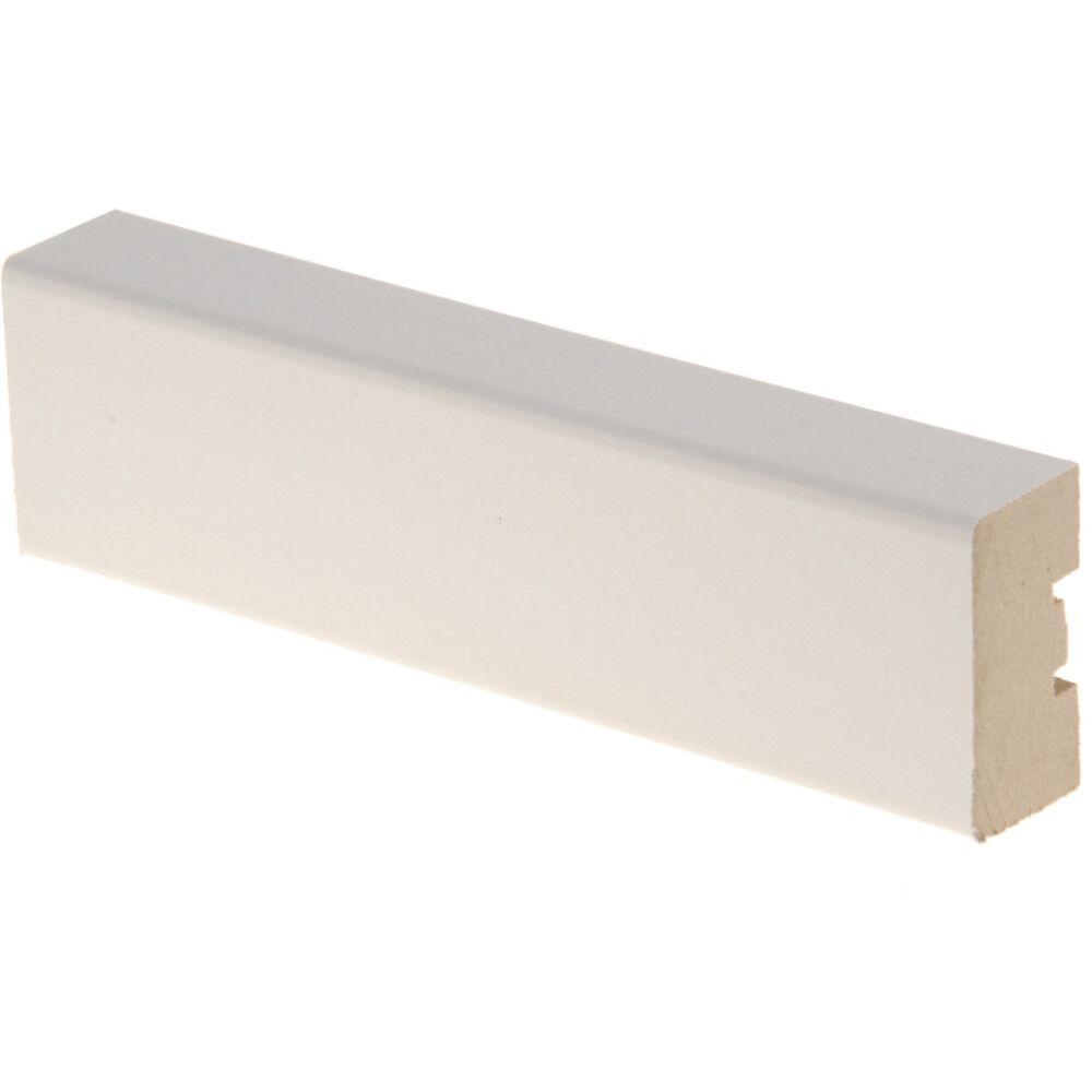 5 kpl Peitelista Maler MDF Valkoinen 22 x 42 x 2800 mm