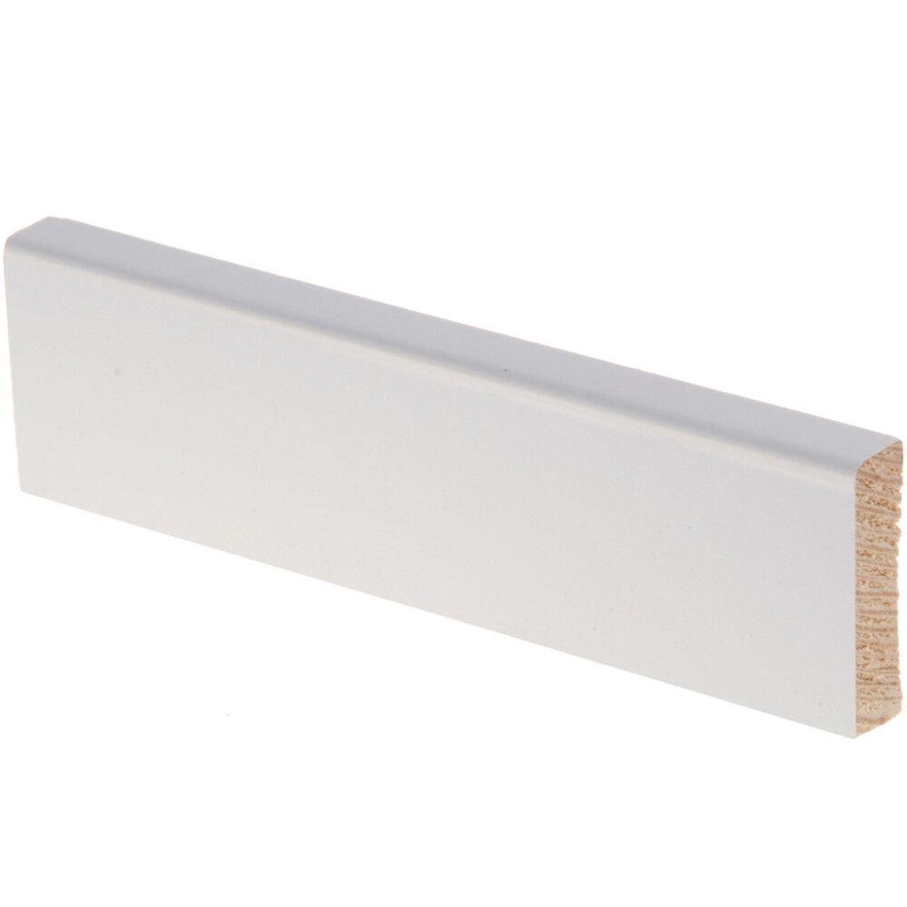 10 kpl Peitelista ART Melamiini Oksaton Mänty Sormijatkettu Valkoinen 12 x 42 x 2700 mm