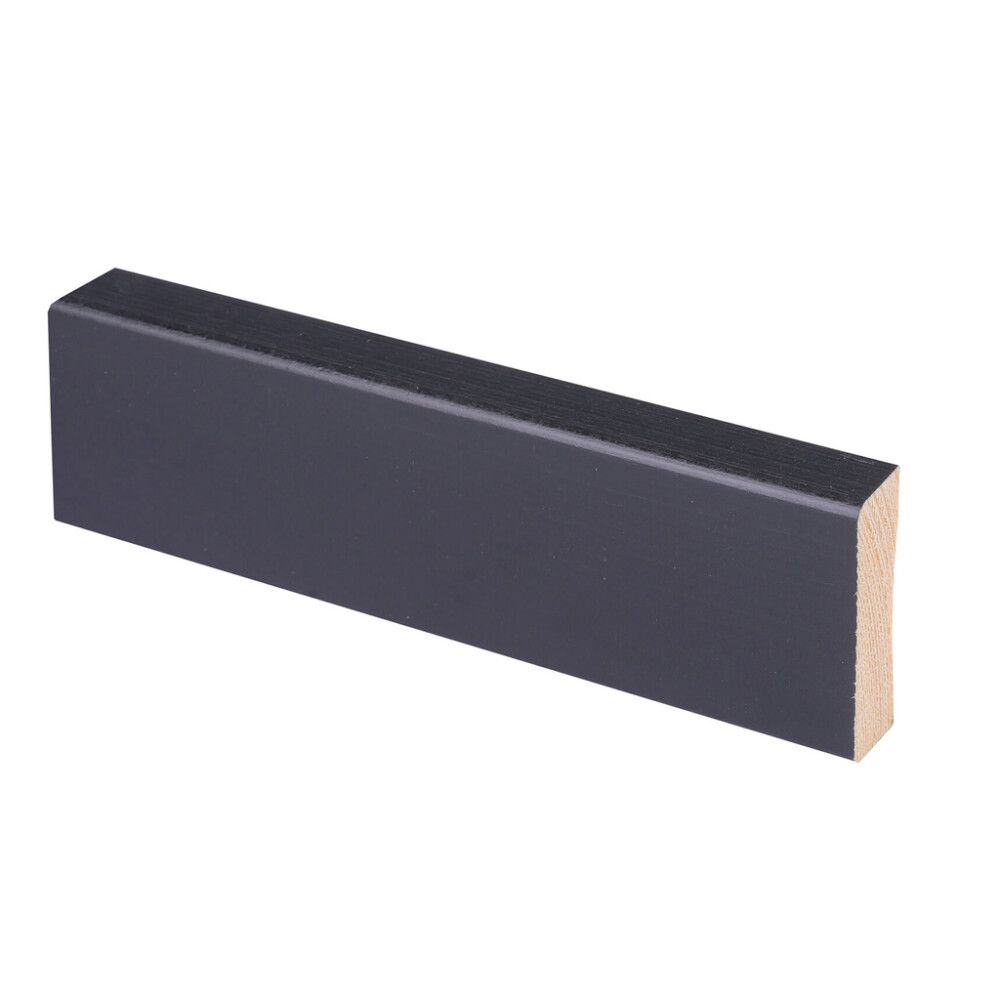 10 kpl Peitelista Maler Aava Erikoismänty Musta 12 x 42 x 2200 mm