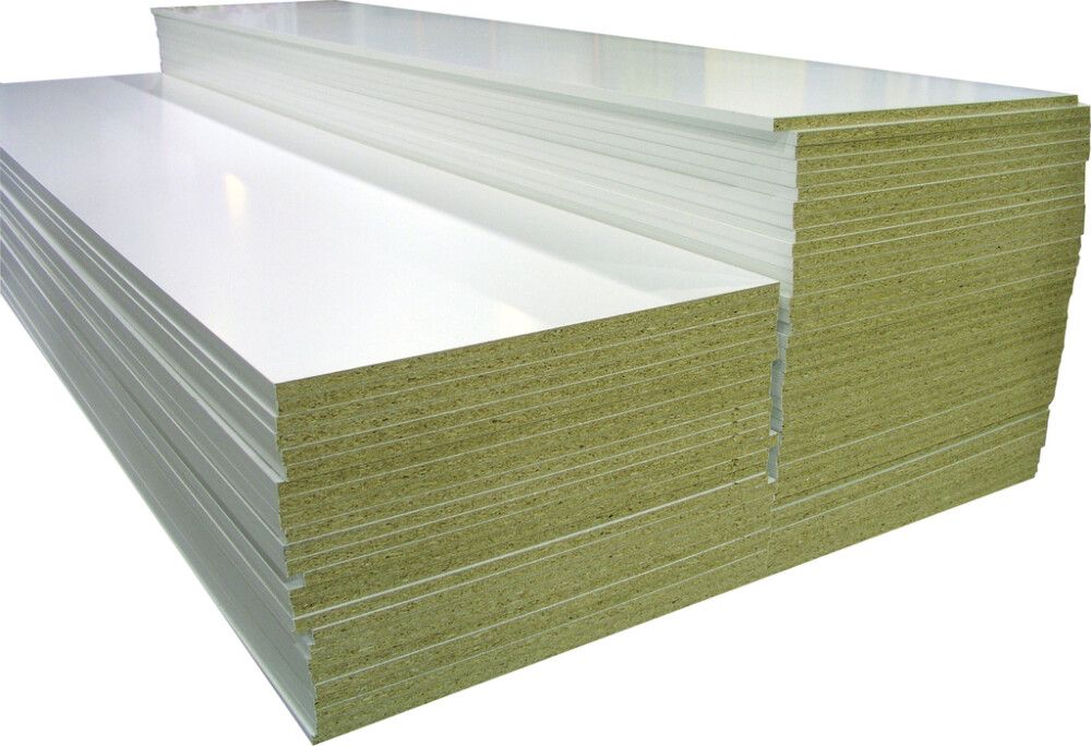 Melamiinilevy Valkoinen 16 x 285 x 2750 mm