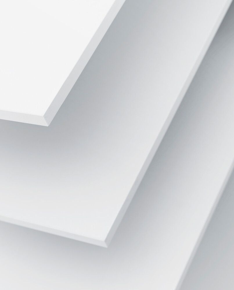 Melamiinilevy Valkoinen 16 x 585 x 2750 mm