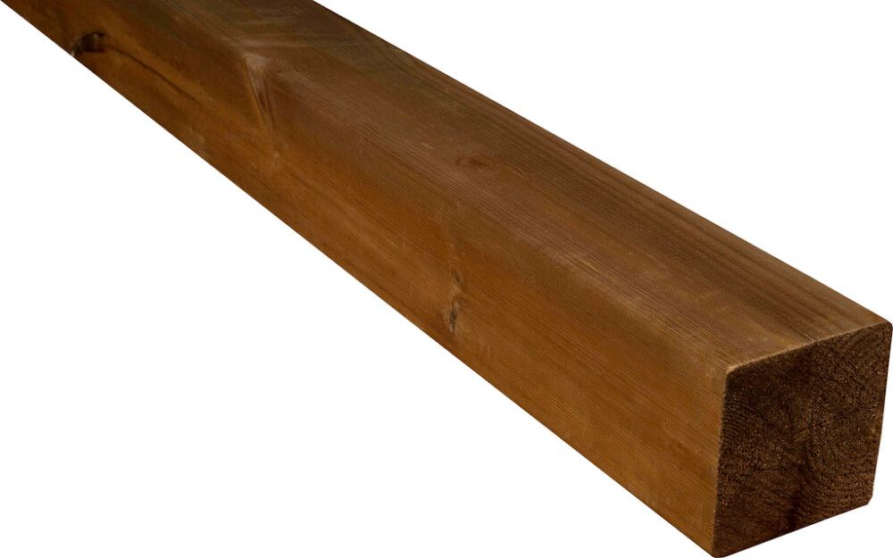 Liimapuutolppa Kyllästetty 90 x 90 x 3000 mm Ruskea