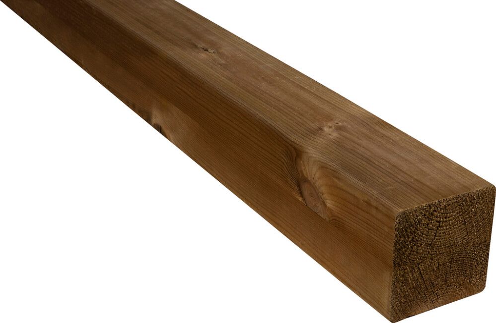 Liimapuutolppa Kyllästetty 90 x 90 x 3000 mm Vihreä