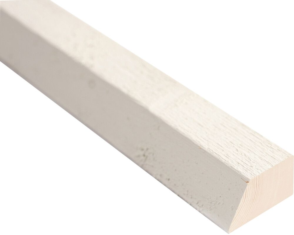 Ulkoverhousrima 28 x 45/30 mm Valkoinen SR/HS MIT (per metri)