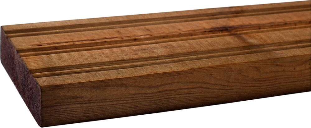 Terassilauta Kyllästetty AB 28 x 145 mm SHP Uritettu Ruskea (per metri)