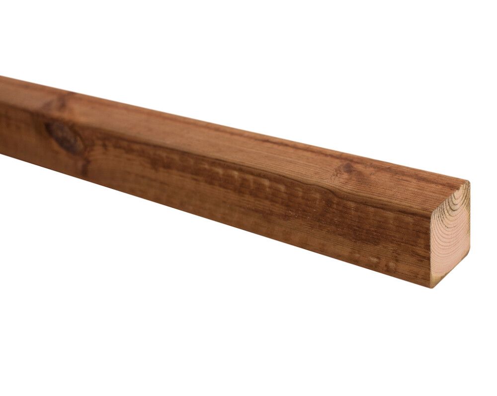 Kyllästetty mänty A 48 x 48 mm MIT Ruskea (per metri)