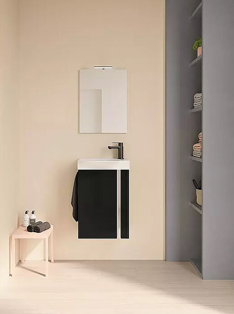 Kalusteryhmä Riva Elegance musta 45 cm