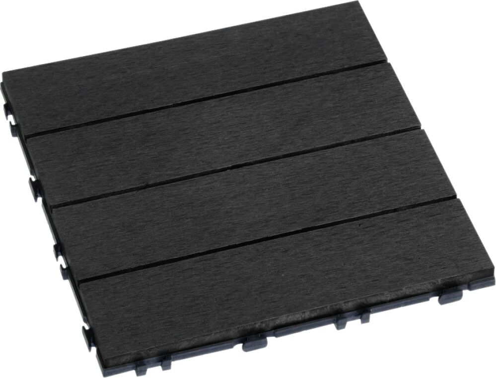 Klicklaatta 30 x 30 cm antrasiitti 10 kpl