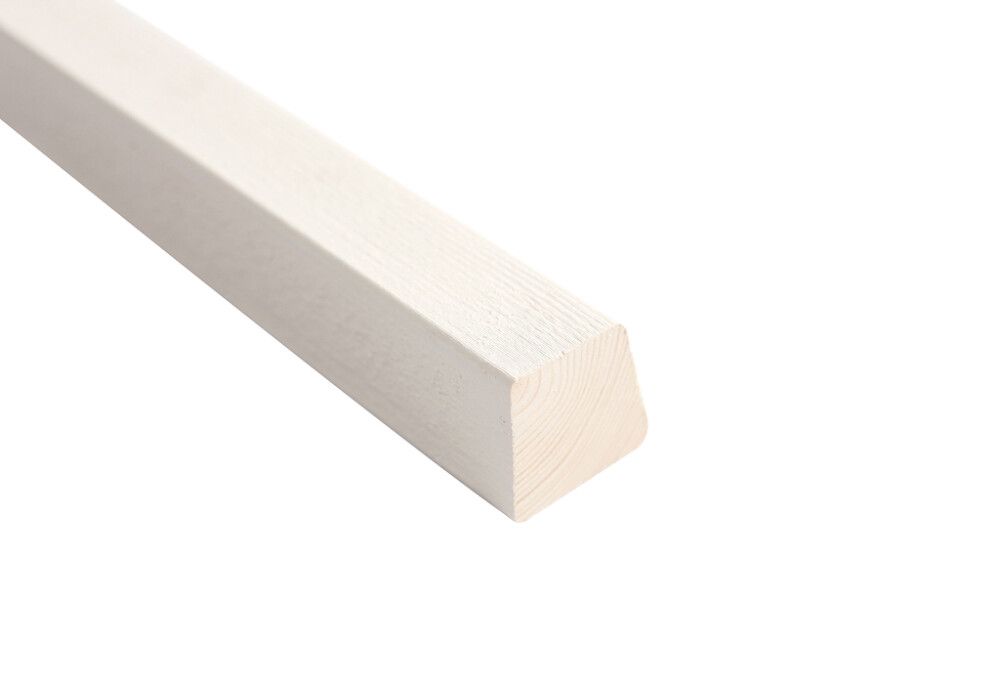 Ulkoverhousrima 42 x 42/32 mm Valkoinen SR/HS MIT (per metri)