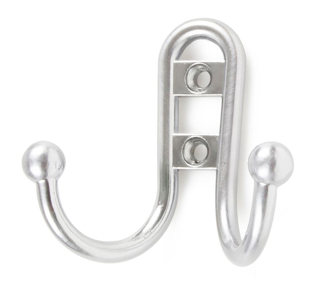 Koukku Habo 1033 harjattu kromi 76 x 68 mm