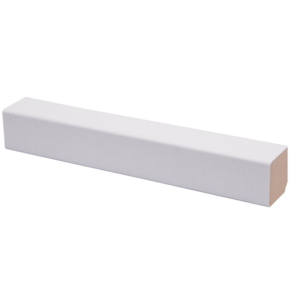 10 kpl Varjolista Maler ART Aava MDF Tela Valkoinen 22 x 22 x 2750 mm