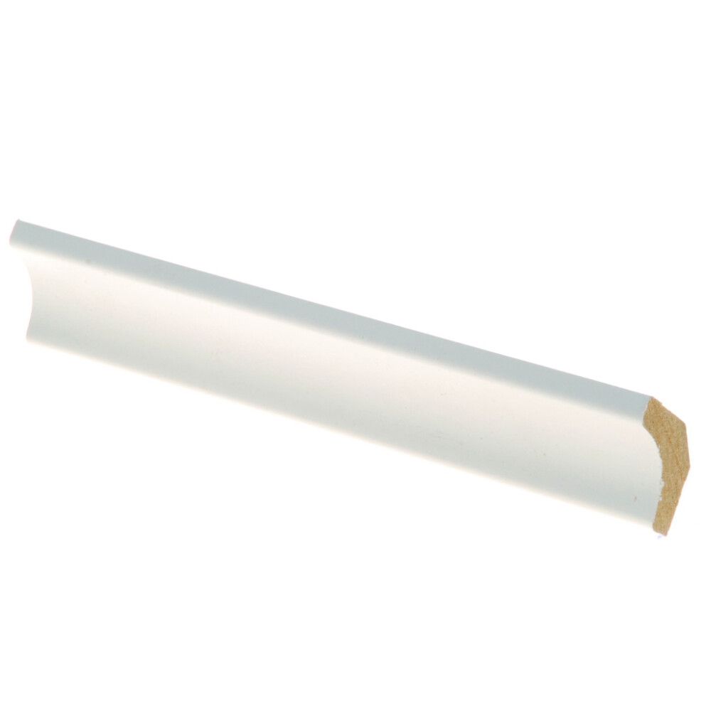 10 kpl Kattolista Maler Smart MDF Valkoinen 21 x 21 x 2750 mm