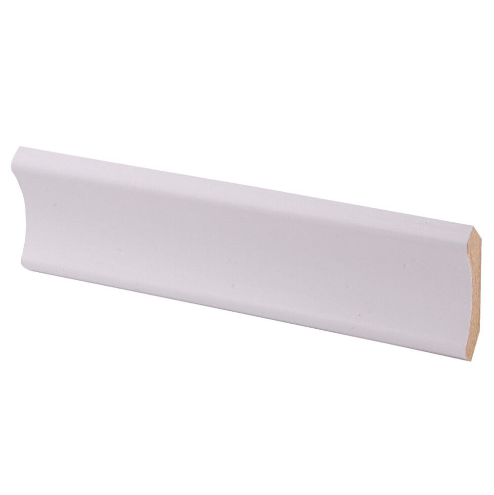 10 kpl Kattolista Maler MDF Kide valkoinen 30 x 30 x 2750 mm