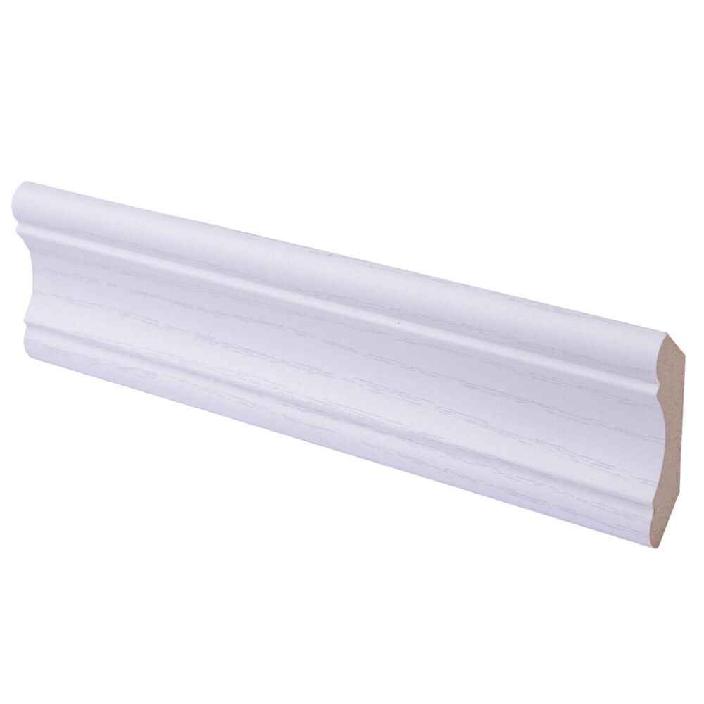 10 kpl Kattolista Maler MDF Koriste Lumipaju 30 x 30 x 2750 mm