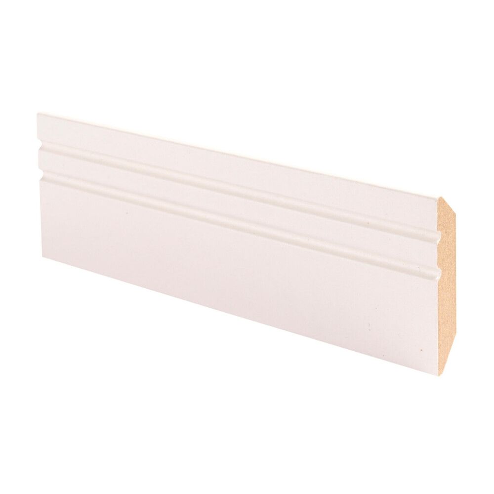 5 kpl Kattolista Maler Jana MDF Valkoinen E0 42 x 42 x 2750 mm