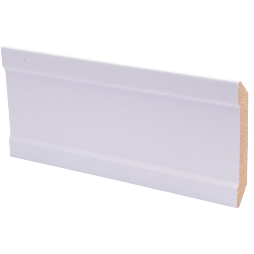 5 kpl Kattolista Maler City MDF Puhdas Valkoinen E0 50 x 50 x 2750 mm