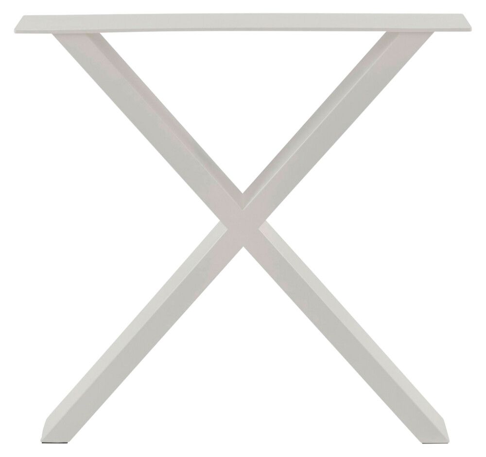 Pöydänjalka 2 kpl Pur Iternal Select X-malli valkoinen 700 x 374 x 723 mm