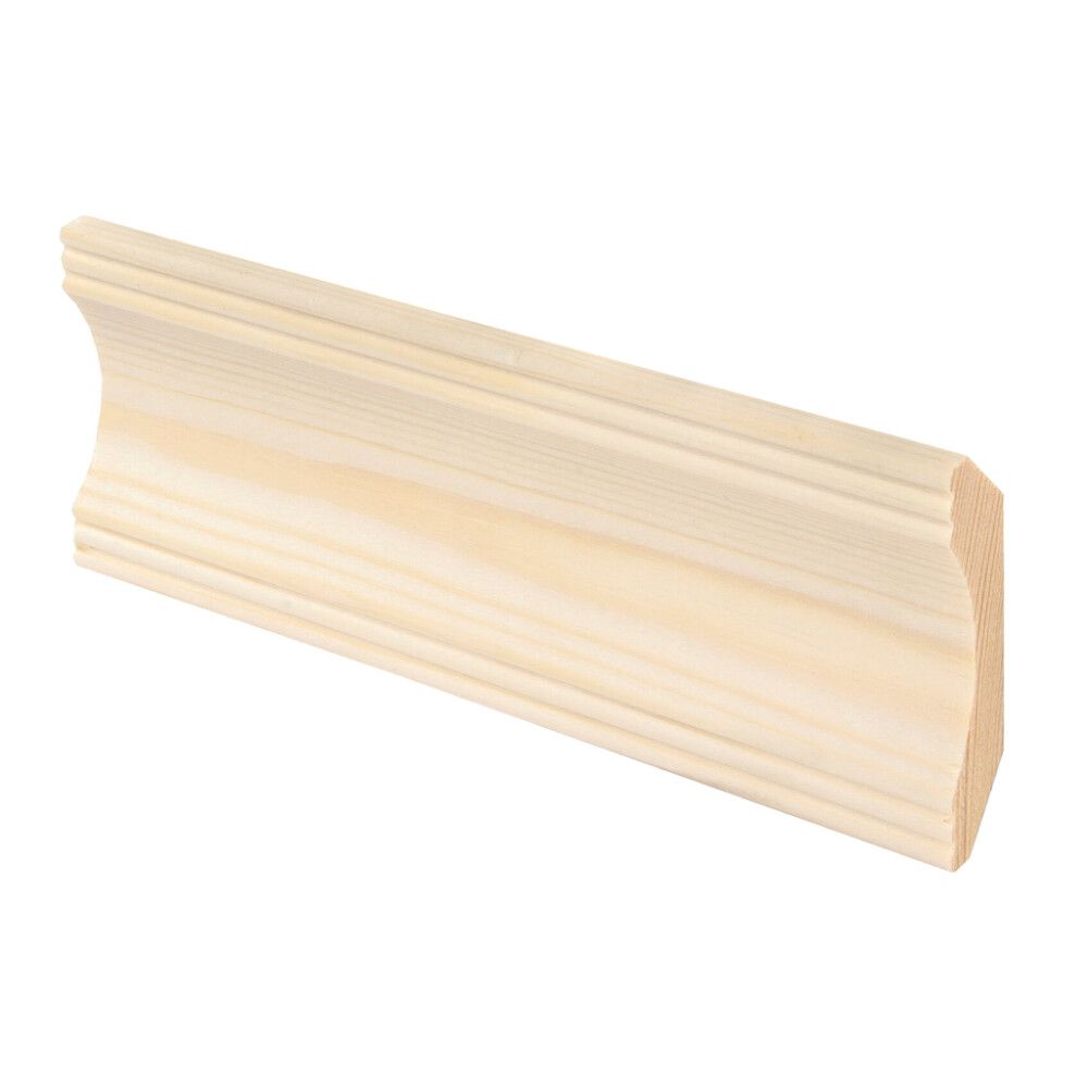 5 kpl Kattolista Maler Aura Mänty Puuvalmis 30 x 30 x 3300 mm