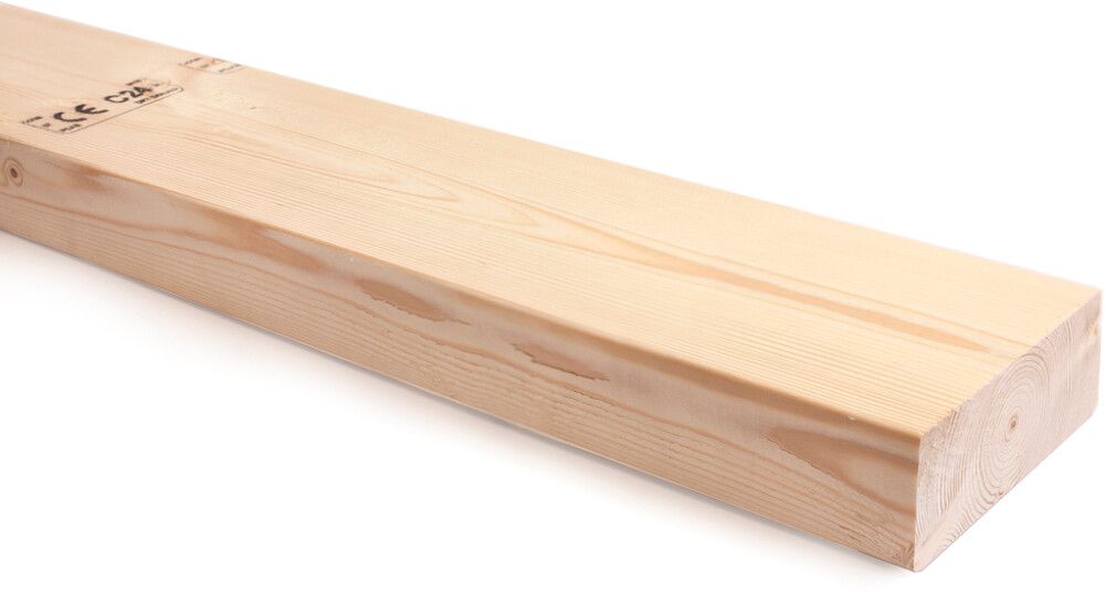 Runkotolppa C24 48 x 123 mm mitallistettu