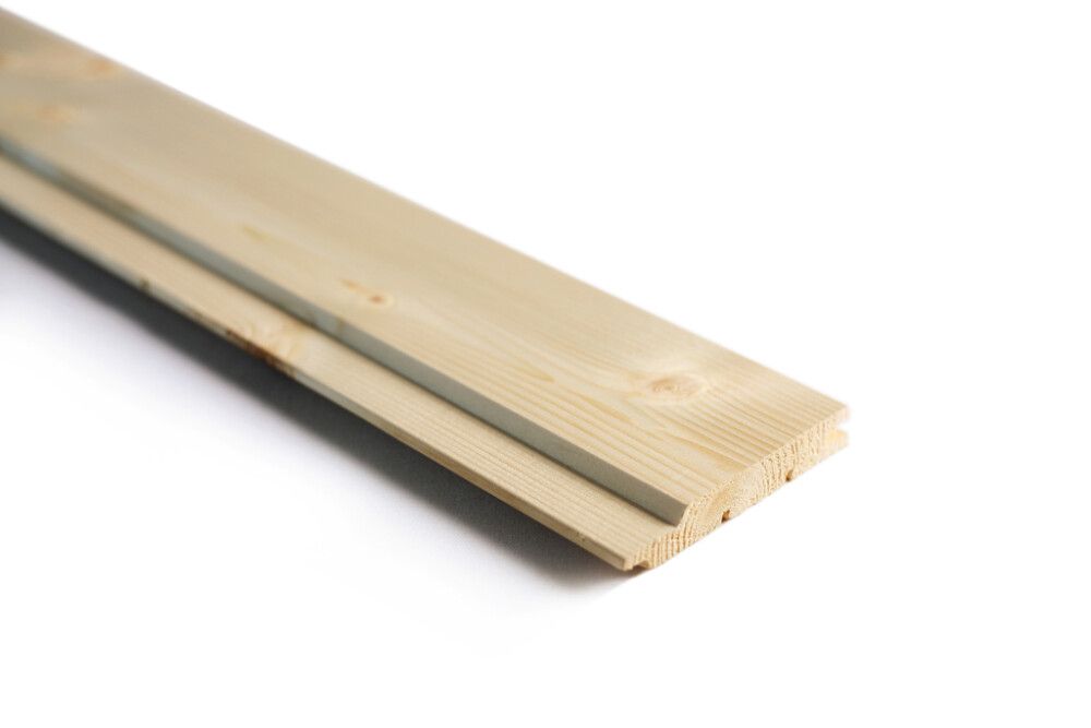 Kuusipaneeli STV käsittelemätön 14 x 95 mm