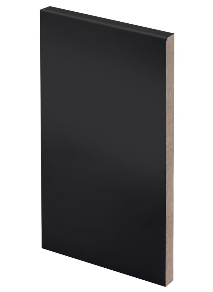 3 kpl Smyygilista Maler SH MDF Mel Musta 12 x 250 x 2400 mm