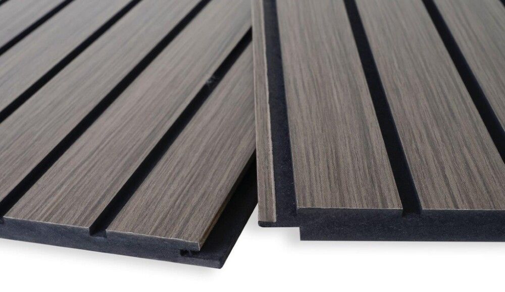 Sisustuspaneeli Maler Louvre MDF Musta Afrikan Tammi 12x 195 x 2800 mm