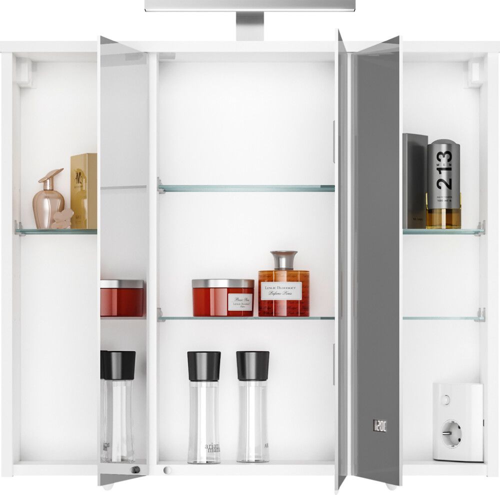 Peilikaappi Camargue Time Valkoinen 72,2 x 68,2 cm