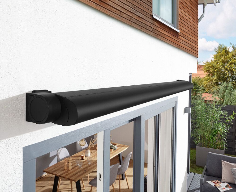 Täyskasettimarkiisi SunFun Elba 3 x 2,5 m Musta