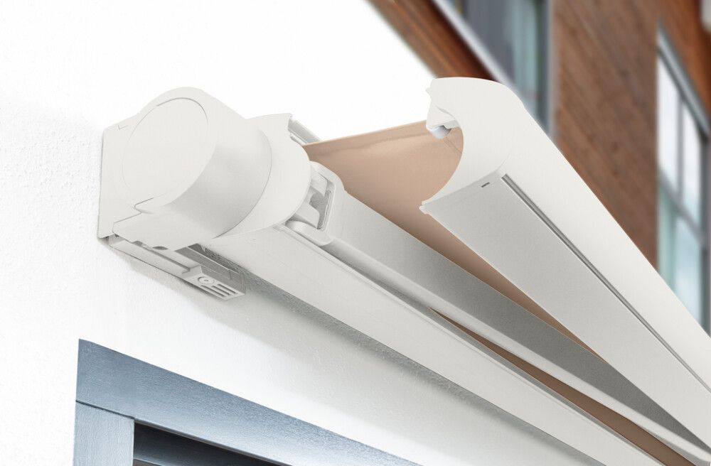 Täyskasettimarkiisi SunFun Elba 4 x 3,5 m Beige-Valkoinen