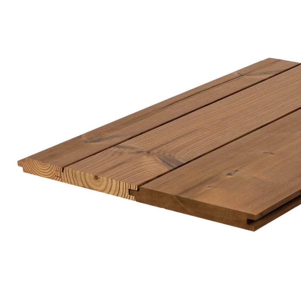 Lämpöpuupaneeli Lunawood Panel System 19 x 117 x 4500 mm